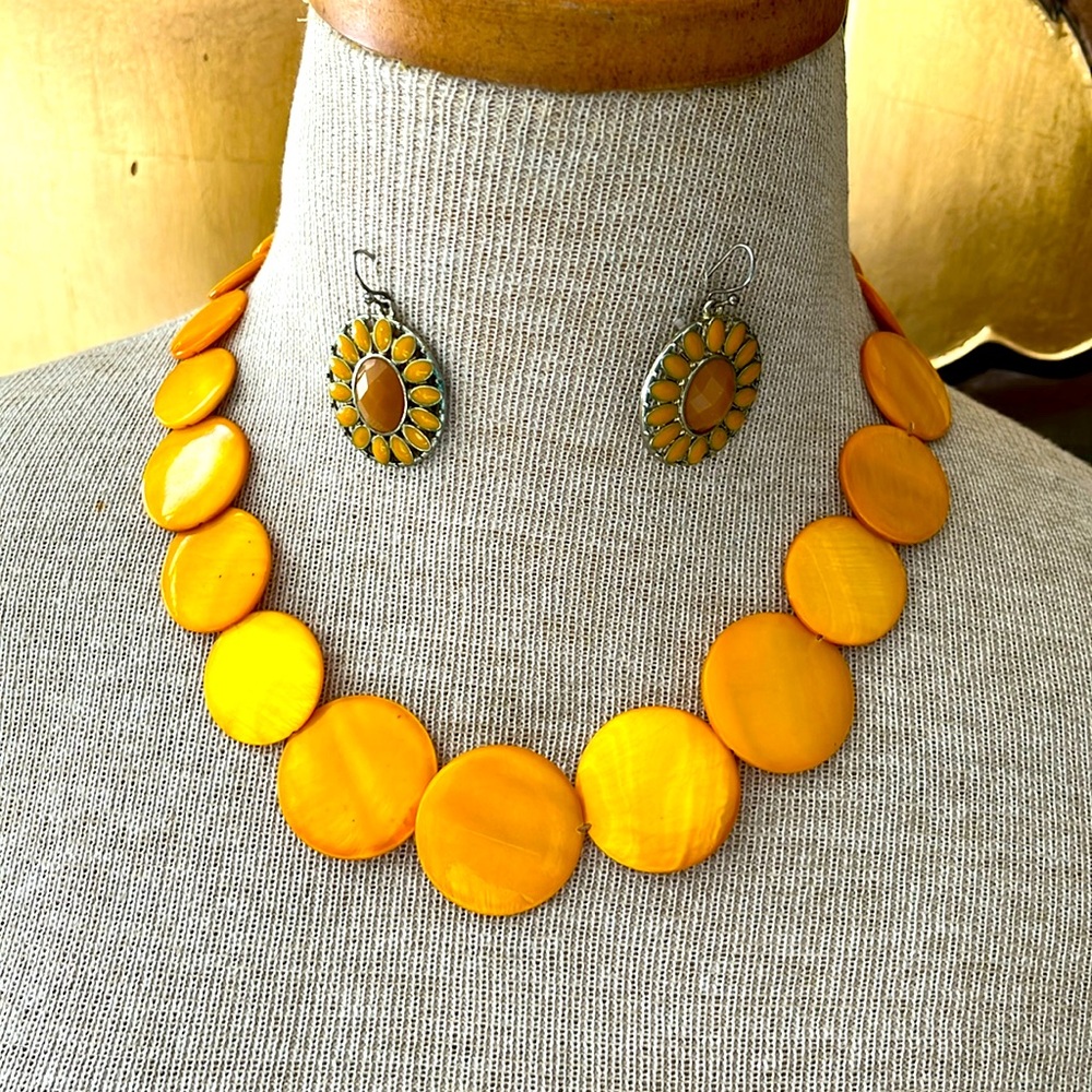Great set of earrings and necklace